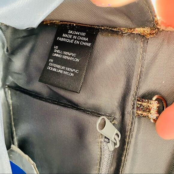 NORDSTROM Gold Multi Glitter Sparklet Clutch Magnet Purse Wallet Envelope - Picture 5 of 7